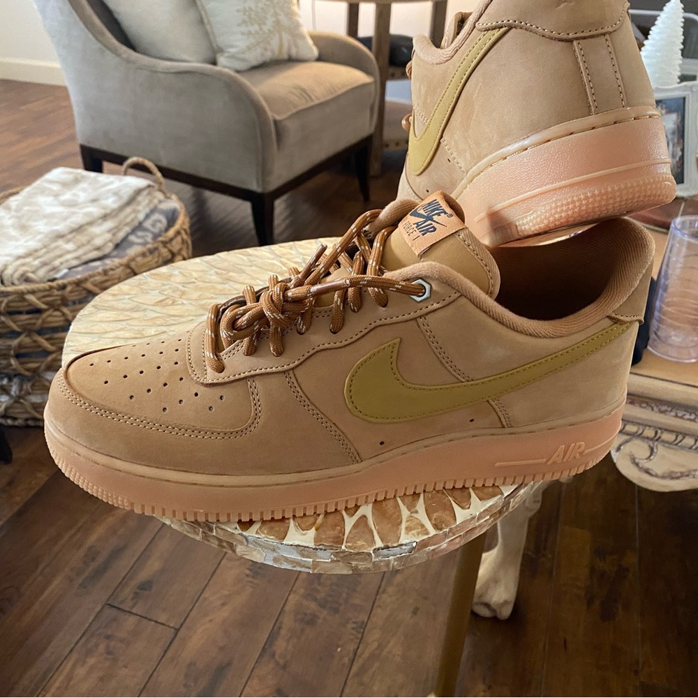Nike Air Force 1. All Tan Casual Men’s Shoe